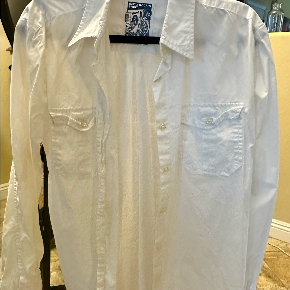White shirt by Just a Rockin Shirt
